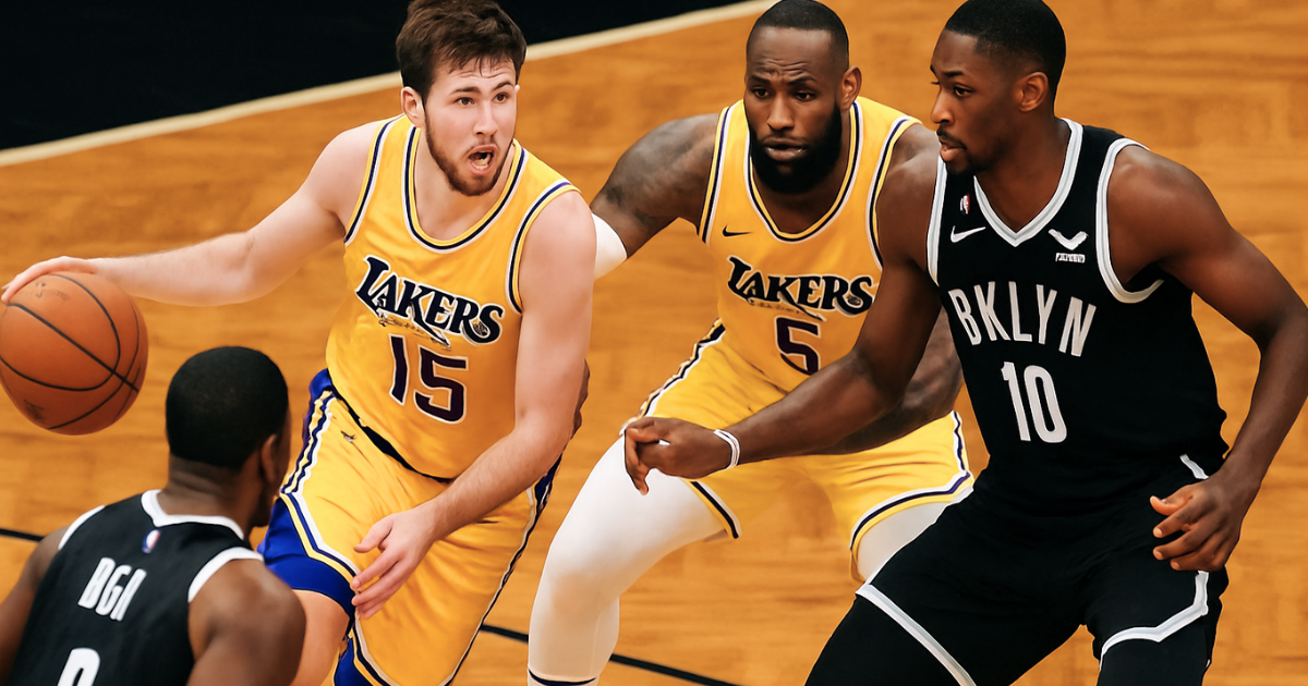 Lakers vs Portland Trail Blazers playing match