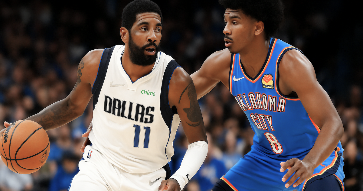 OKC Thunder vs Dallas Mavericks match player stats game action