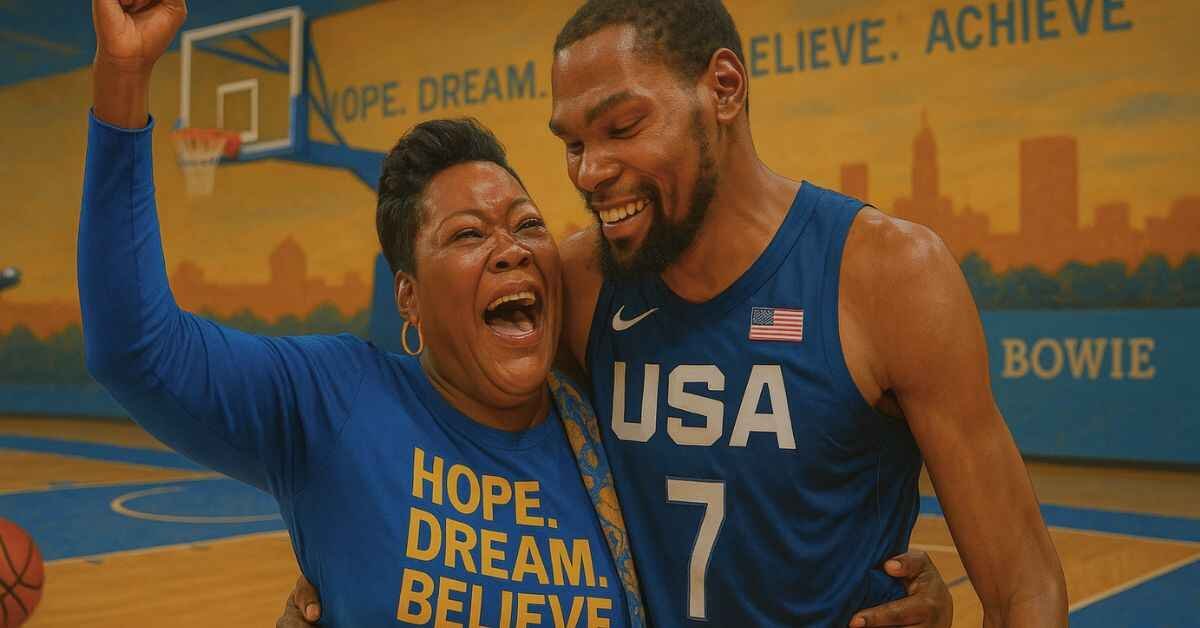 kevin durant mom celebrating